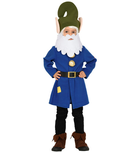 e-carnavalskleding-SYK Kabouter pak blauw kinderen