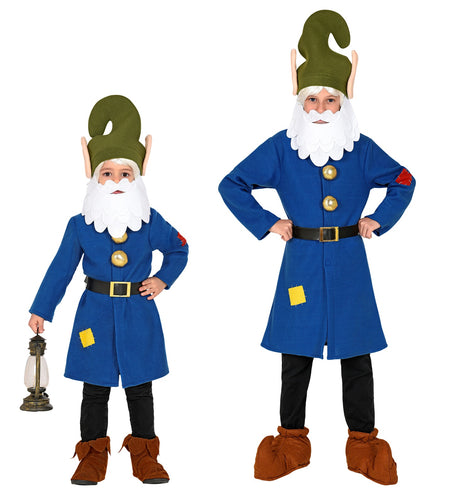 e-carnavalskleding-SYK Kabouter pak blauw kinderen