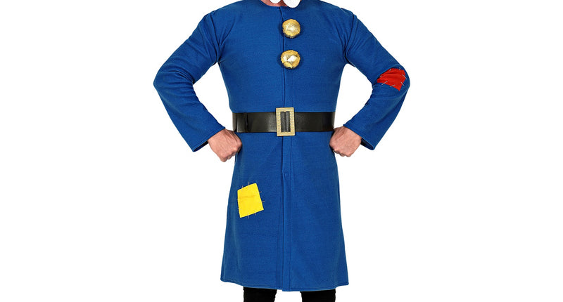 e-carnavalskleding-SYK Kabouter pak blauw volwassenen