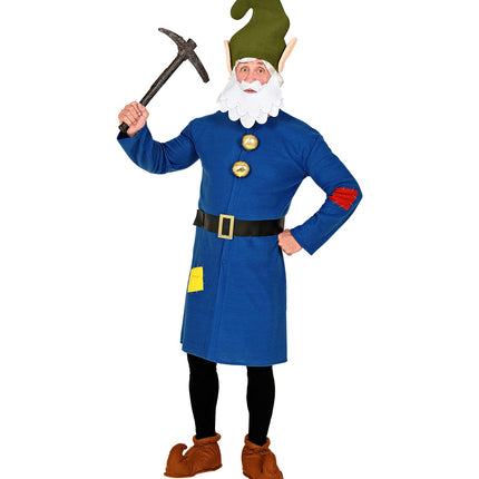 e-carnavalskleding-SYK Kabouter pak blauw volwassenen