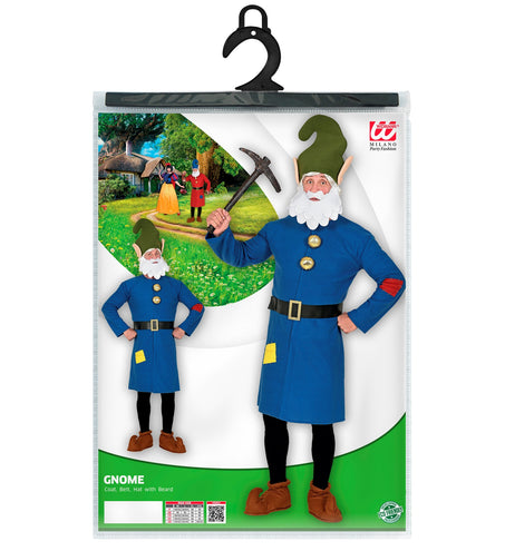 e-carnavalskleding-SYK Kabouter pak blauw volwassenen