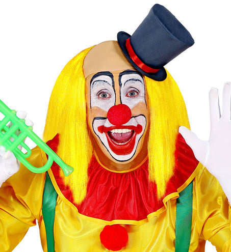 e-carnavalskleding-SYK Kale kop pruik clown met geel haar