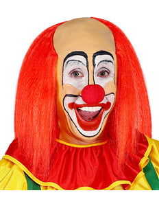 e-carnavalskleding-SYK Kale kop pruik clown met rood haar