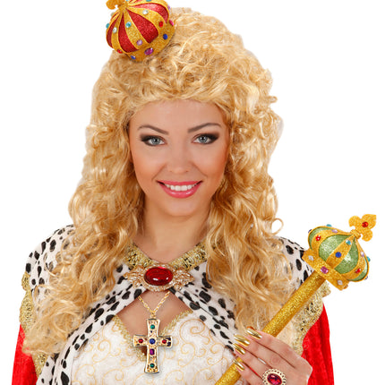 e-carnavalskleding-SYK Kardinaal priester ketting en ring