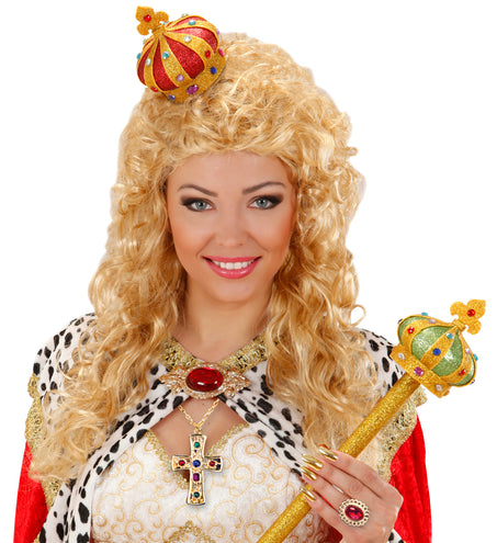 e-carnavalskleding-SYK Kardinaal priester ketting en ring