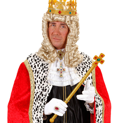 e-carnavalskleding-SYK Kardinaal priester ketting en ring