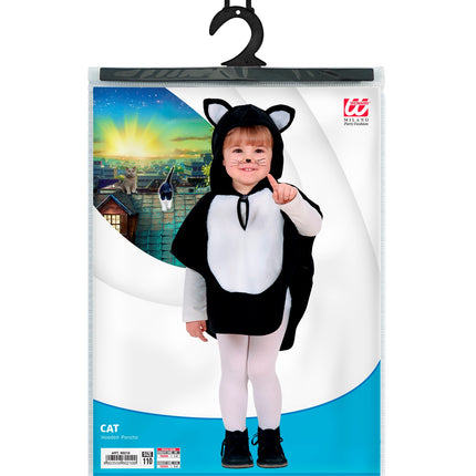 e-carnavalskleding-SYK Katten poncho kinderen
