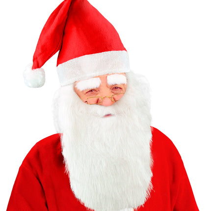 e-carnavalskleding-SYK Kerstartikelen kerstmuts met baard