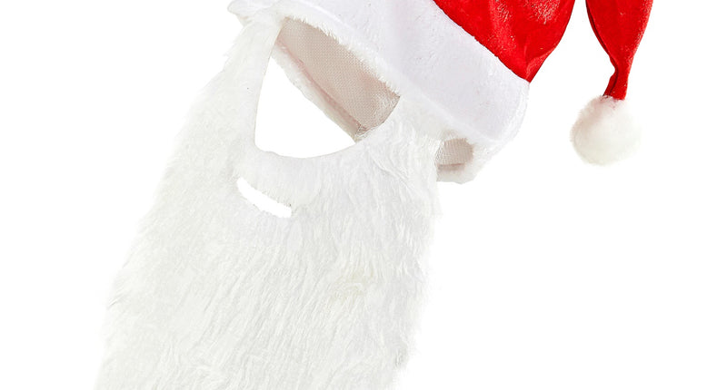 e-carnavalskleding-SYK Kerstartikelen kerstmuts met baard