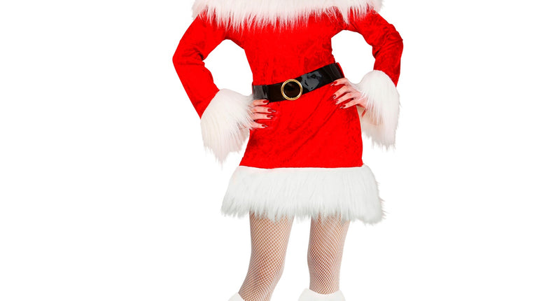 e-carnavalskleding-SYK Kerstjurk Donja dames