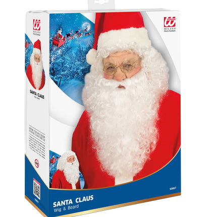e-carnavalskleding-SYK Kerstman baard set luxe