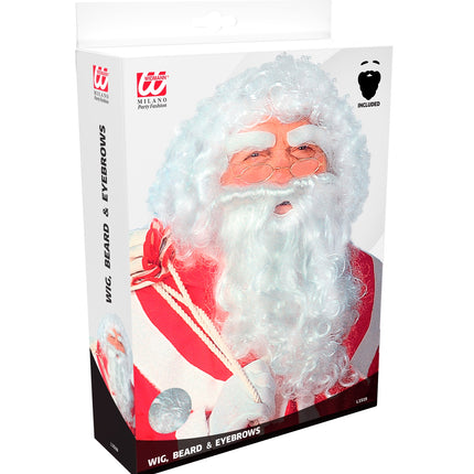 e-carnavalskleding-SYK Kerstman baardset deluxe Santa