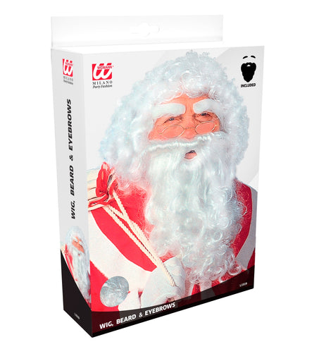 e-carnavalskleding-SYK Kerstman baardset deluxe Santa