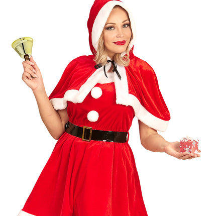 e-carnavalskleding-SYK Kerstman bel santa 15 cm