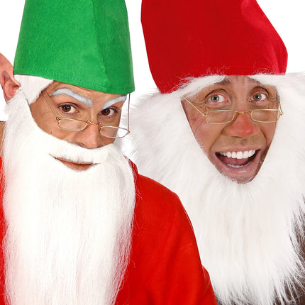 e-carnavalskleding-SYK Kerstman bril rechthoek goud