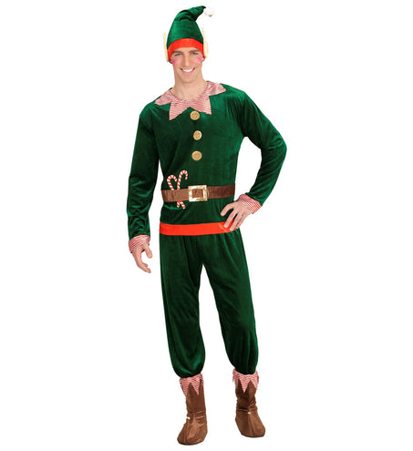 e-carnavalskleding-SYK Kerstman elf pak voor volwassenen