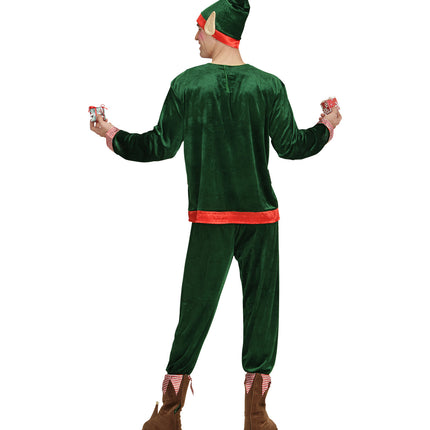 e-carnavalskleding-SYK Kerstman elf pak voor volwassenen