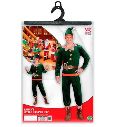 e-carnavalskleding-SYK Kerstman elf pak voor volwassenen