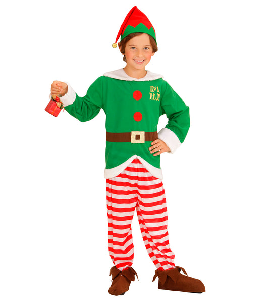 e-carnavalskleding-SYK Kerstman knecht kind