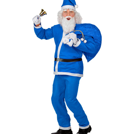 e-carnavalskleding-SYK Kerstman pak blauw Sam