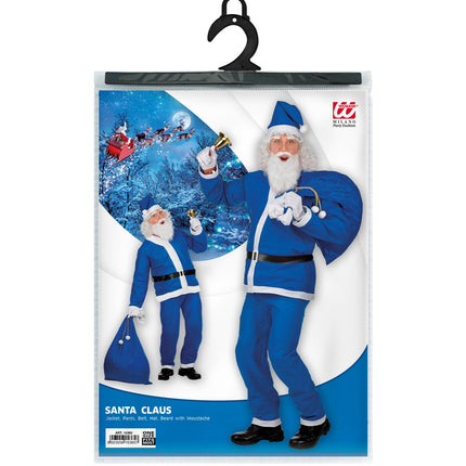 e-carnavalskleding-SYK Kerstman pak blauw Sam
