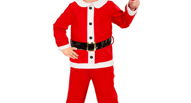 e-carnavalskleding-SYK Kerstman pak Santa kinderen
