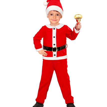 e-carnavalskleding-SYK Kerstman pak Santa kinderen