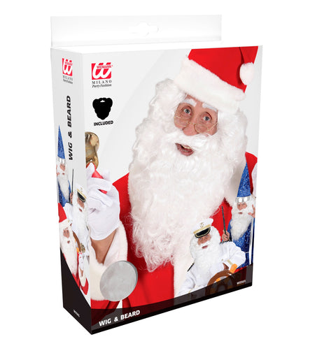 e-carnavalskleding-SYK Kerstman pruik met baard