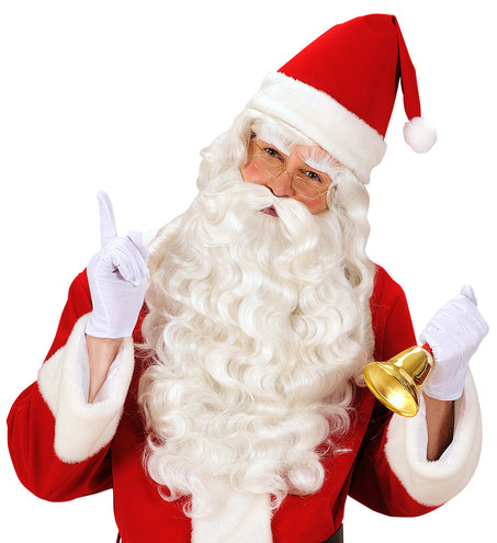 e-carnavalskleding-SYK Kerstman pruik met baard deluxe