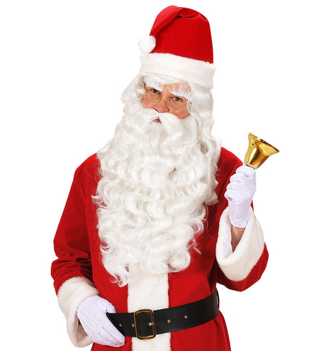 e-carnavalskleding-SYK Kerstman pruik met baard deluxe