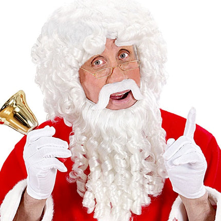 e-carnavalskleding-SYK Kerstman pruik met baard luxe