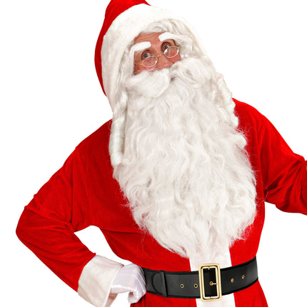 e-carnavalskleding-SYK Kerstman riem lederlook zwart