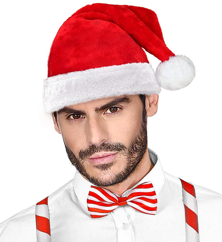 e-carnavalskleding-SYK Kerstmuts pluche deluxe