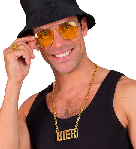 e-carnavalskleding-SYK Ketting bier goud