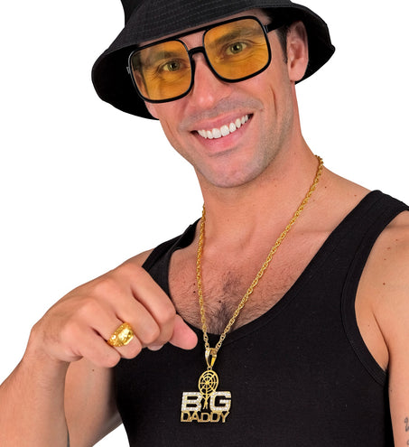 e-carnavalskleding-SYK ketting big daddy goud