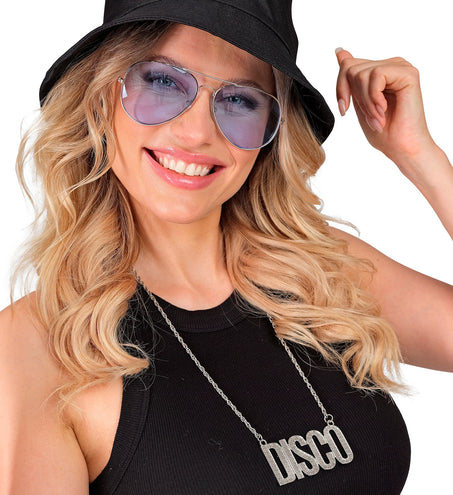 e-carnavalskleding-SYK Ketting disco zilver