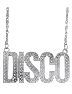 e-carnavalskleding-SYK Ketting disco zilver