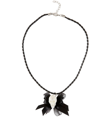 e-carnavalskleding-SYK Ketting met glitter schedel