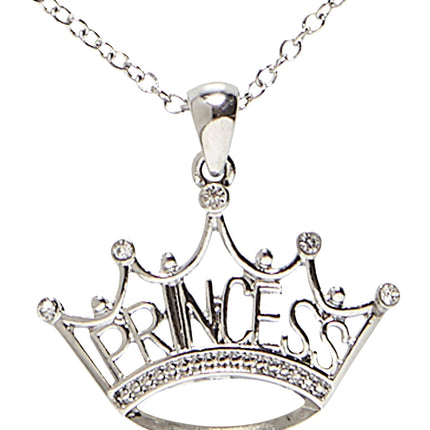 e-carnavalskleding-SYK Ketting met prinsessen kroon