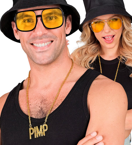 e-carnavalskleding-SYK Ketting pimp goud
