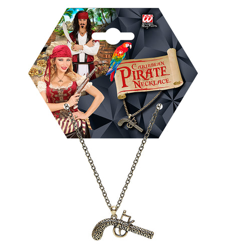 e-carnavalskleding-SYK Ketting piraten pistool