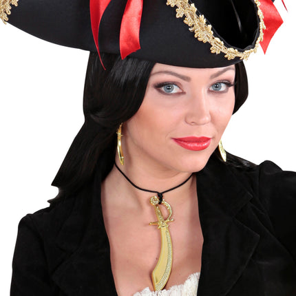 e-carnavalskleding-SYK Ketting piratenzwaard