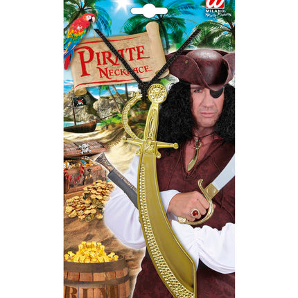 e-carnavalskleding-SYK Ketting piratenzwaard