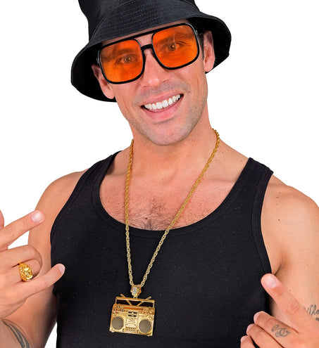 e-carnavalskleding-SYK Ketting radio goud