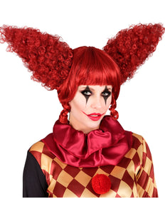 e-carnavalskleding-SYK Killer clown pruik rood