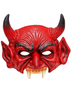 e-carnavalskleding-SYK Kinloos masker duivel rood