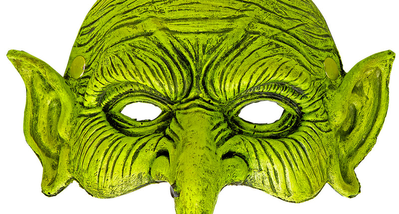 e-carnavalskleding-SYK Kinloos masker heks groen