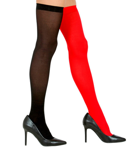 e-carnavalskleding-SYK Kniekousen rood wit