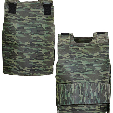 e-carnavalskleding-SYK Kogelwerend vest camouflage