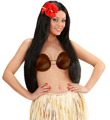 e-carnavalskleding-SYK Kokosnoot BH hawaii plastic